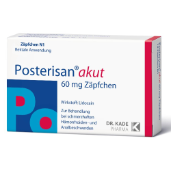 Posterisan akut 60 mg Zäpfchen 20St 