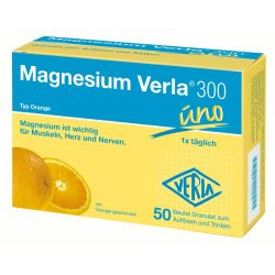 Magnesium Verla 300 uno Orange Granulat in Beuteln 50St