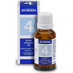 Biochemie Orthim Globuli 4 Kalium chloratum D6 15g