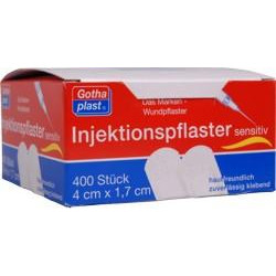 Gothaplast Injektionspflaster sensitiv 1,7 cm x 4 cm. 400St