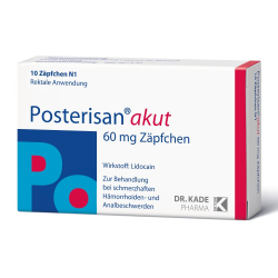Posterisan akut 60 mg Zäpfchen 10St 