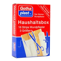 Gothaplast Wundpflaster Haushaltsbox 16St 