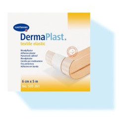 DermaPlast textile elastic Pflaster 5 m x 8 cm 1St