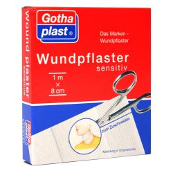 Gothaplast Wundpflaster sensitiv 1 m x 8 cm 1St