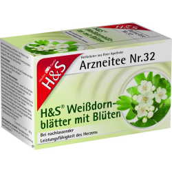 H&S Weissdornblätter mit Blüten Nr. 32 20St