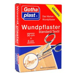 Gothaplast Wundpflaster standard/Textil 50 cm x 6 cm 1St 