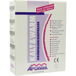 Apofam Kalt & Warm Mehrfachkompresse 16 x 26 cm