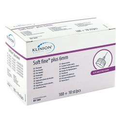 Klinion Soft fine plus  Pen-Nadeln 6mm / VPE 100+10 St.