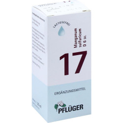 Biochemie Pflüger 17 Manganum sulfur.D 6 Tropfen 30 ml