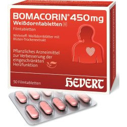 BOMACORIN 450 mg Weißdorntabletten N 50St