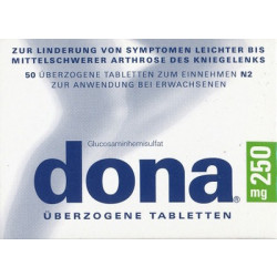 DONA 250 Mg überzogene Tabletten 50 St