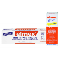 elmex Intensivreinigung Spezial Zahnpaste, 50 ml + elmex Gelée, 25 g 1 Set