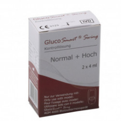 GlucoSmart Swing "normal/hoch" - Kontrolllösung / 2x 4 ml