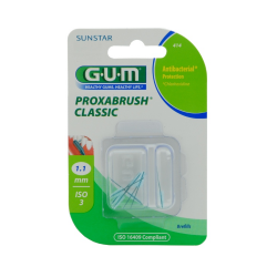 GUM Proxabrush Classic Ersatzbürsten 1,1mm Tanne grün 8 St.