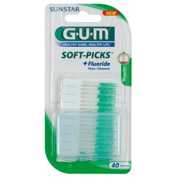 GUM Soft Picks, regular 40 St. + Etui