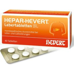 HEPAR-HEVERT Lebertabletten SL 40St