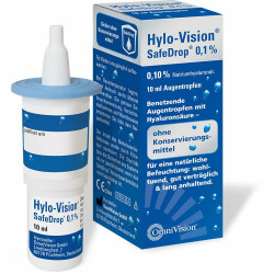 Hylo-Vision SafeDrop 0,1% Augentropfen 12 x 10 ml
