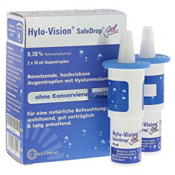 Hylo-Vision® SafeDrop® Gel Augentropfen 2 x 10 ml