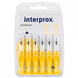 INTERPROX mini gelb Interdentalbürste Blister