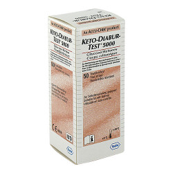 Keto-Diabur-Test 5000 Harnteststreifen / VPE 50 St.