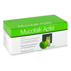 Mucofalk Apfel Granulat Beutel 100 St.