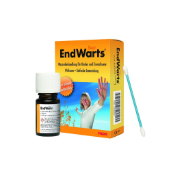 EndWarts Lösung + 10 Wattestäbchen zum Betupfen 3ml 