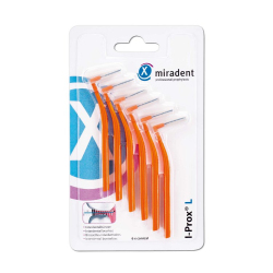 miradent Interdentalbürste I-Prox L 0,8 mm orange 6St 
