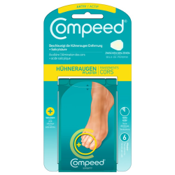 Compeed Hühneraugen + zwischen den Zehen (mit Salicylsäure) 6St