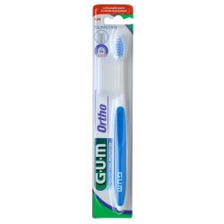 GUM KFO Zahnbürste mit V-Schnitt, weich 1St