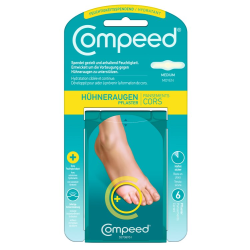 Compeed Hühneraugenpflaster, feuchtigkeitsspendend 6St