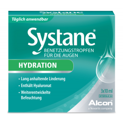 Systane Hydration Benetzungstropfen für die Augen 3 x 10 ml