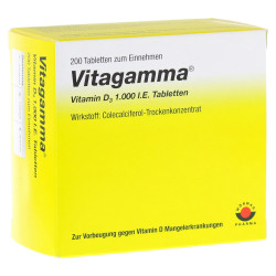 Vitagamma Vitamin D3 1.000 I.E. Tabletten 200 St.