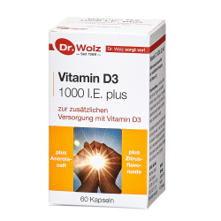 Vitamin D 3 1000 I.E. plus Dr. Wolz Kapseln 60 St.